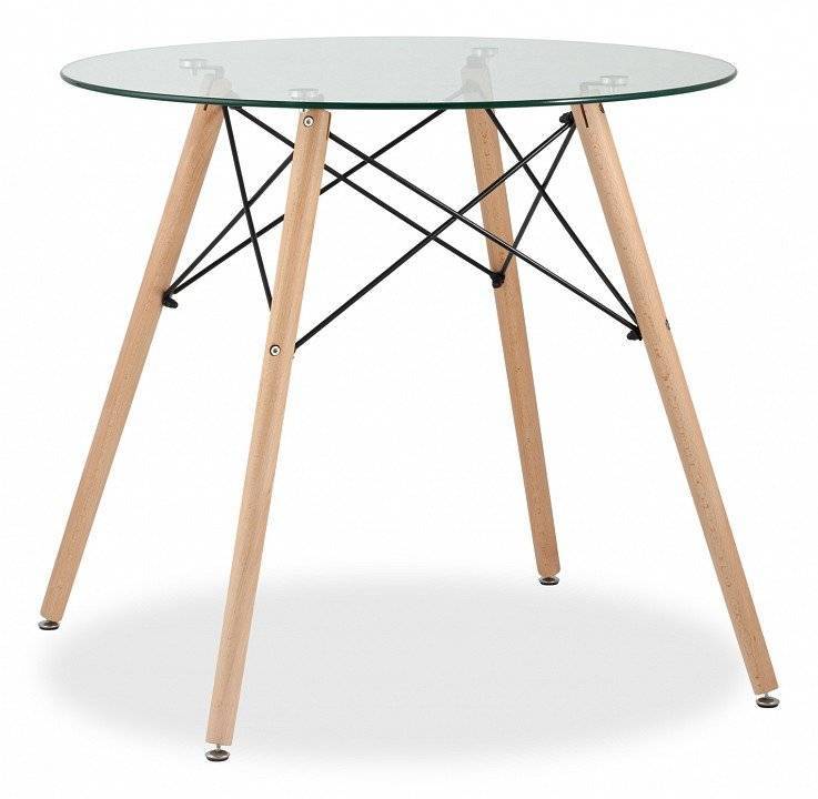 Стол обеденный Stool Group Eames DSW SGR_CHAD_GLASS