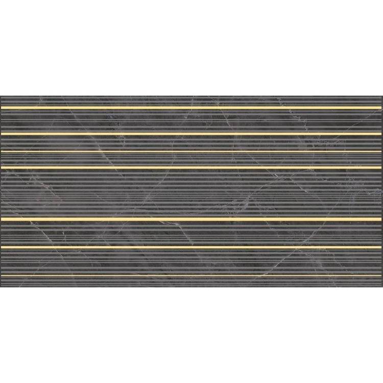 Декор Laparet Olimpus VT\E88\34030 Race Черный 25x50