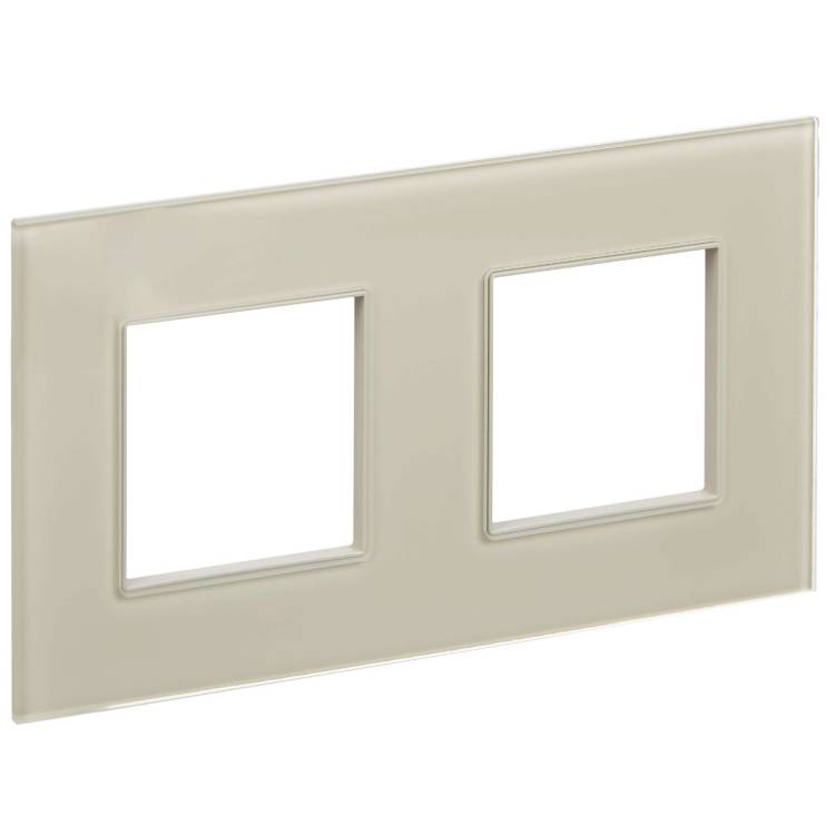 Рамка 2-постовая IEK Skandy SK-M22-G-K10 бежевый