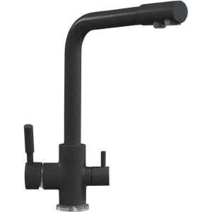 Смеситель для кухни Polygran 627505 Дуо высокий, черный