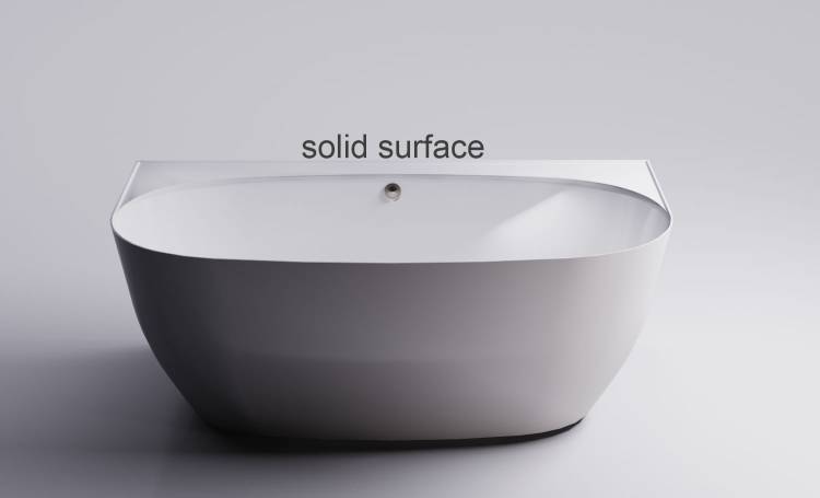 Ванна из искусственного камня Астра-Форм Атрия пристеночная 170x85 Solid Surface, белая матовая