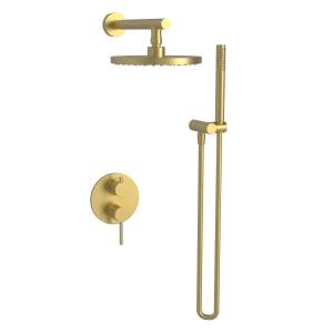 Душевой комплект Paini Cox 78PJSET26911SH золотой брашированный