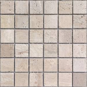 Мозаика LeeDo Pietrine 7 Travertino Beige Mat (4.8x4.8) 30.5x30.5