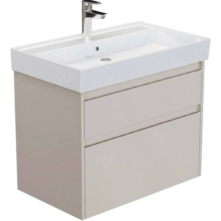 Тумба с раковиной Aquanet Nova Lite 2.0 60 348187 Бежевый