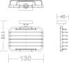 Мыльница Sapho Apollo 1416-03 фото 2