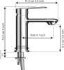 Смеситель для раковины Tokito Kanda TOK-KAN-1011 фото 9