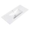 Раковина beWash BK6100467VT001 100 см, белая глянцевая