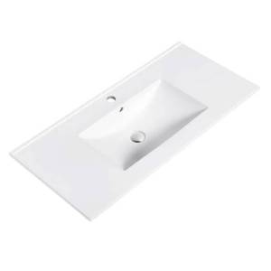 Раковина beWash BK6100467VT001 100 см, белая глянцевая