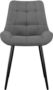 Стул Дик DikLine 226 00-00072874 B22 GREY, ножки черные, поворотный