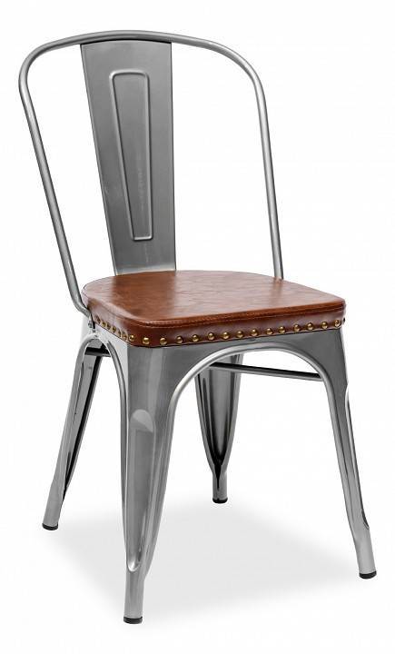 Стул Stool Group Tolix Soft LF818C GREY 7083+PU7002 серебристый