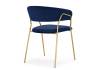Стул Woodville Kamelia 1 15715 dark blue/gold фото 5