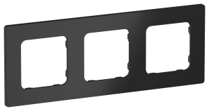 Рамка 3-постовая IEK Flite FI-M32-32-20-K02 черный