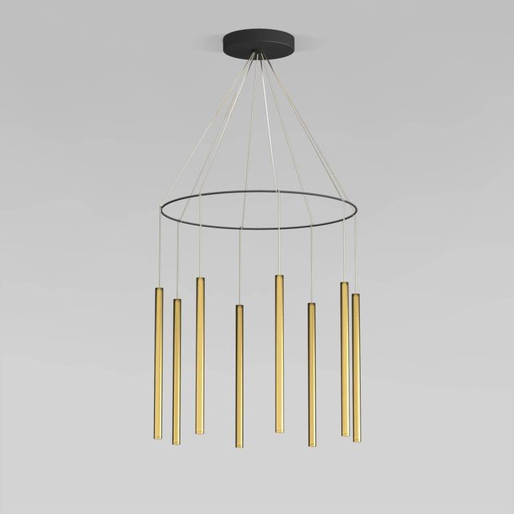 Подвесной светодиодный светильник Eurosvet Pianto 301101 LED латунь