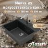 Мойка кухонная Maretti Kitchen MR570-BL черный, 57x50.5