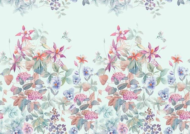 3D Фотообои Artegrafico «Фуксиновая гортензия» BT-025 канвас