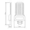 Уличный светодиодный консольный светильник Gauss Qplus 629535320 фото 4