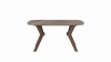 Стол обеденный Stool Group Weatte DF1989WDT 160 dino brown, top DUAL мокко мрамор шпон ореха фото 2