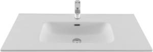 Раковина Aquanet Flat 100 330426 белый матовый, 101x46.5