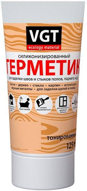 Герметик силиконизированный VGT венге 0.16 кг