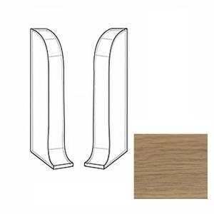 Заглушки LinePlast Рустик Дуб L012 58 мм (пара)