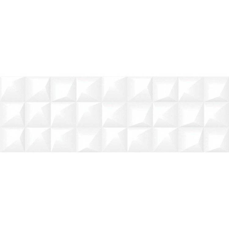 Керамическая плитка Cersanit Gradient GRS052 D Рельеф Белый 19.8x59.8