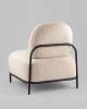 Кресло Stool Group Стоун vd-stone-cl-bone молочный, велюр рельефный фото 5