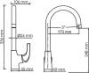 Смеситель для кухни Wasserkraft Sauer 7107 фото 6