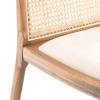 Стул Tetchair Freya 24411 груша (№3), бежевый лен, дерево вяз, ротанг, ткань лён фото 7