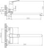 Смеситель для ванны с душем Haiba HB22559 фото 2