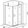 Душевой уголок Good Door Mokka WTW+SP 130х90х185 см фото 4