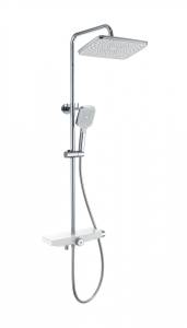 Душевая стойка Wonzon & Woghand WW-B3098-A-CR с термостатом, хром