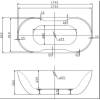 Акриловая ванна BelBagno BB28 179.5x85.5 фото 3