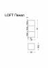Полка Armadi Art Loft light wood, 75 см фото 5