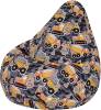Кресло-мешок Dreambag Стройка 5031911 велюр L