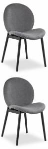 Набор из 2 стульев Stool Group Эллиот FDC9665 Solo 455 x2 серый