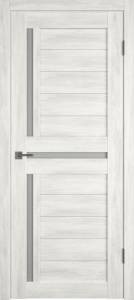 Межкомнатная дверь Владимирская Фабрика Дверей Atum 16 Nord Vellum стекло White Cloud 900x2000