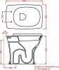 Чаша для унитаза приставного ArtCeram Civitas CIV002 фото 4