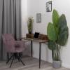 Кресло Tetchair Lutz 25406 VT shape wood rose, велюр, букле, вращающееся фото 15