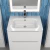 Раковина Uperwood Monica RMonica60wg белая глянцевая, 60x46 фото 4