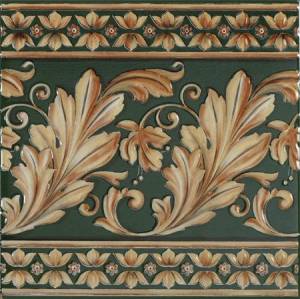 Декор Ape Ceramica Lord 40101-03105 Majesty Verde Botella 20x20