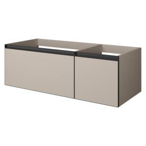 Тумба под раковину Armadi Art Quatro 2 790-M2-120-D-A-LED с подсветкой, Daphne, Anthracite, 120см