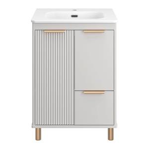 Тумба с раковиной Brevita Risacca Crema 60 RIS-06060-0342Я