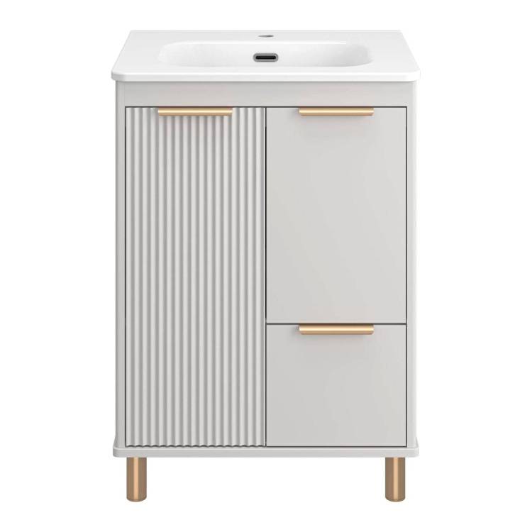Тумба с раковиной Brevita Risacca Crema 60 RIS-06060-0342Я