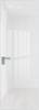 Межкомнатная дверь Profil Doors 1 AGK цвет профиля Матовый, стекло безопасное 4 мм lacobel белый лак 600x2000