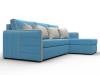 Диван угловой Лига Диванов Лига-078 130978 Голубой фото 3