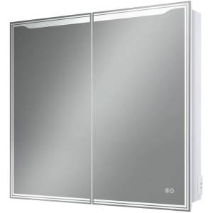 Зеркало-шкаф с подсветкой и подогревом Art&Max Merano AM-Mer-900-800-1D-R-DS-F