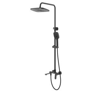 Душевая стойка Azario Alanti AZ-K2332-1B черный матовый
