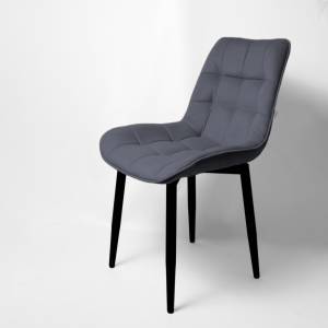 Стул Арника Бостон 00-00273299 белый матовый Velutto 32 графит