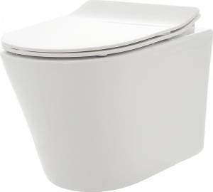 Унитаз подвесной AQUAme AQM2011 белый глянец, с сиденьем микролифт