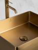 Раковина AltroBagno Аккордо (Accordo) 001009 OrSp матовое золото, 50.2x40.2 фото 4